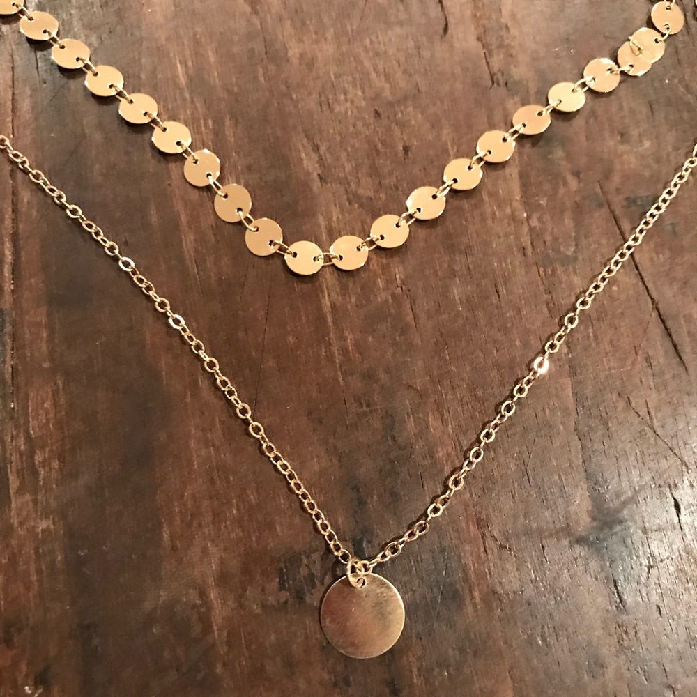SILVER Mel ♡ Layered Choker Necklace - Picture 3 of 5